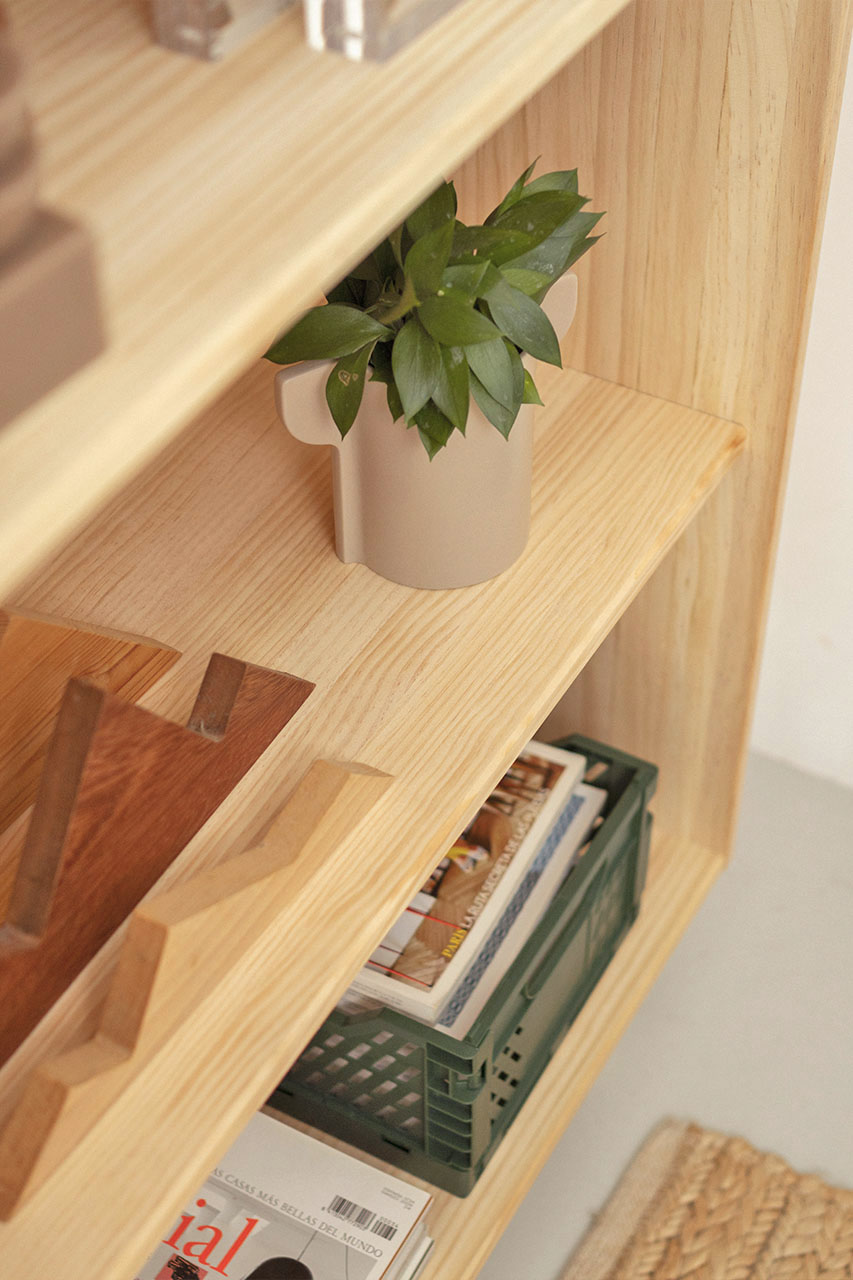 Imagen de ambiente 2 para:Estanter&iacute;a librer&iacute;a peque&ntilde;a de madera